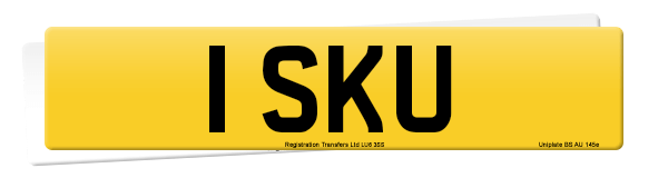 Registration number 1 SKU